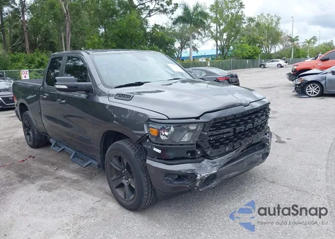 2022 Ram 1500 Big Horn 4X2 6'4 Box from USA, damaged, VIN 1C6RREBT2NN187227